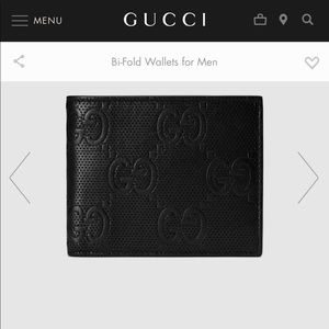 GUCCI GG embossed wallet - BRAND NEW